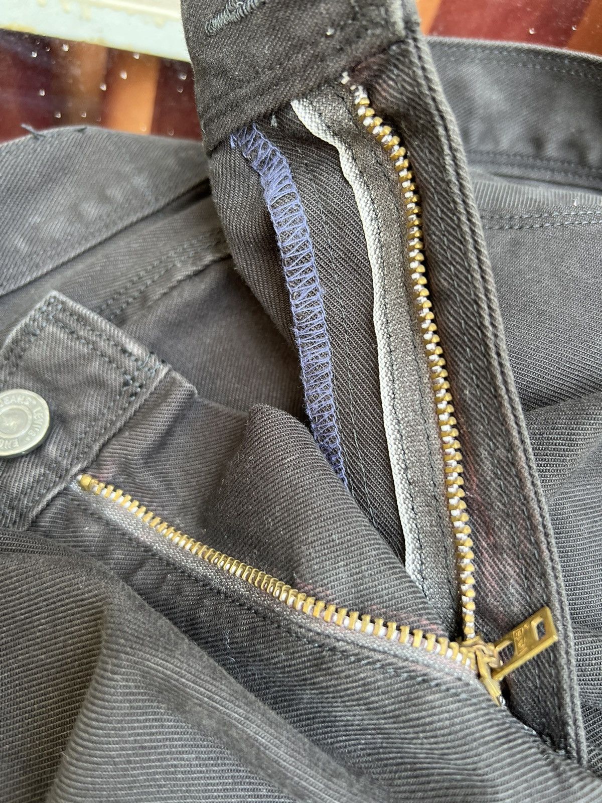 Levi's Vintage 2004 Levi’s Engineered Super Black Denim Jeans Size US 34 / EU 50 - 21 Thumbnail