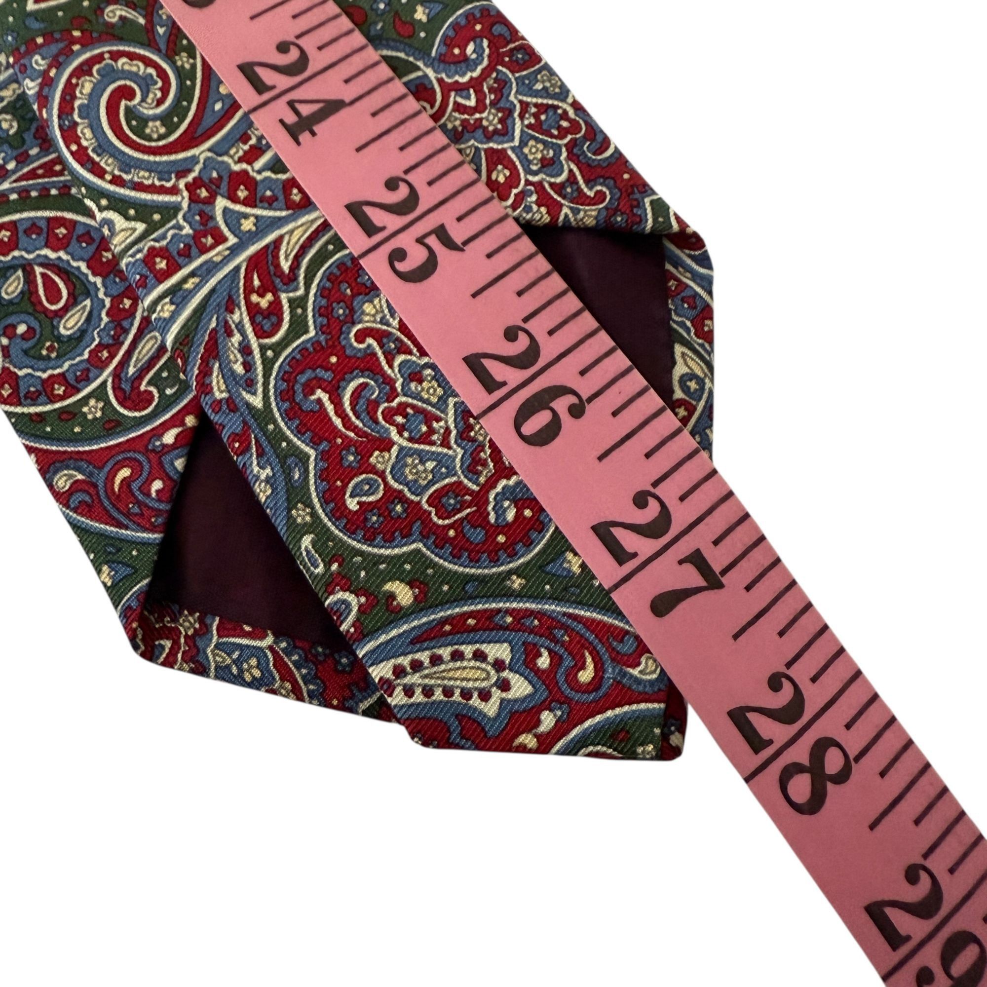 Polo Ralph Lauren Vintage NOS Polo Ralph Lauren Paisley Necktie Silk Hand Made Size ONE SIZE - 9 Thumbnail