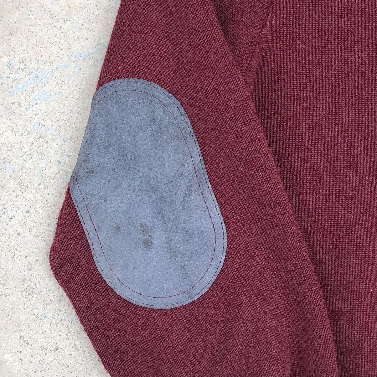 Burberry VTG Burberrys 100% Pure Wool With Burgundy Inserts Leather Size US M / EU 48-50 / 2 - 10 Thumbnail