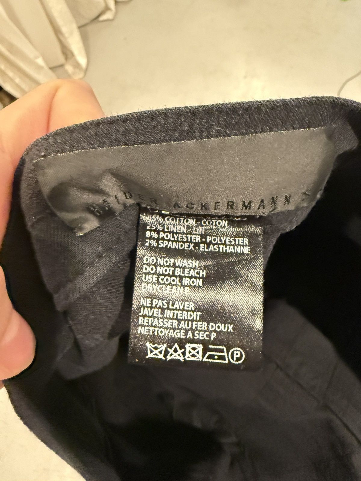 Haider Ackermann Haider Ackermann 5 pocket jeans Black S 34 Size US 34 / EU 50 - 5 Thumbnail