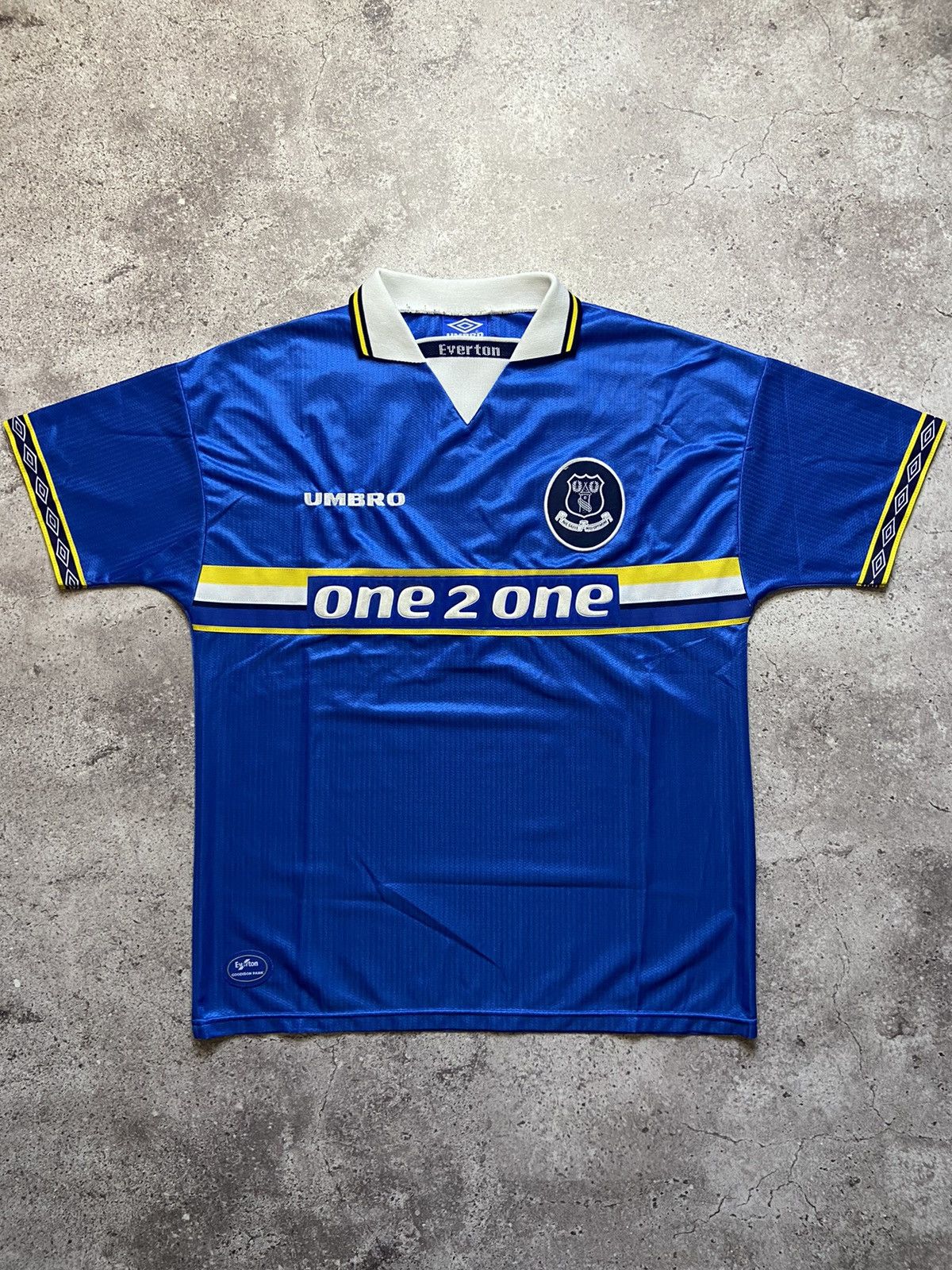 Umbro × Vintage Jersey vintage Umbro Everton Ferguson - Big Dunc 1997 1999 Size US XL / EU 56 / 4 - 1 Thumbnail