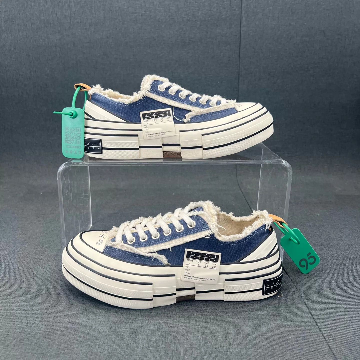 Other Vanness Wu Navy 38 with box Near New Size US 7.5 / IT 37.5 - 2 Thumbnail