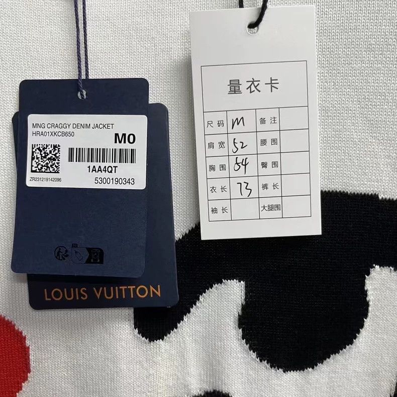 Louis Vuitton Louis Vuitton White Geometric Short Sleeve Crew Neck Short Size US M / EU 48-50 / 2 - 4 Thumbnail