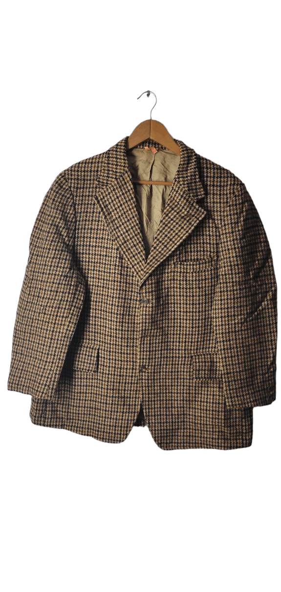 Harris Tweed HARRIS TWEED CHECKBLAZER JACKET Size L / US 10 / IT 46 - 1 Thumbnail
