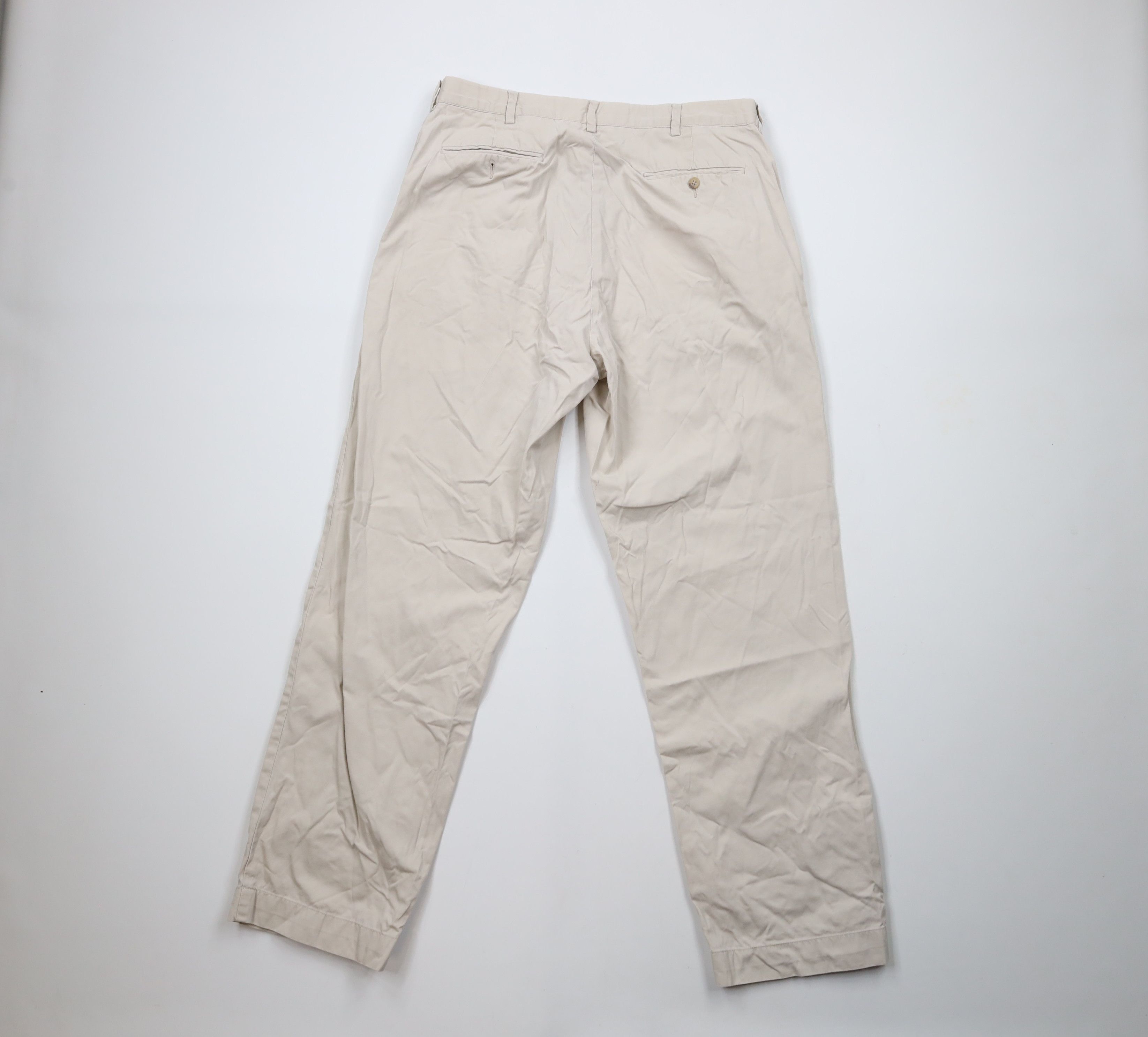 Ralph Lauren × Vintage Vintage 90s Ralph Lauren Cotton Chino Pants Trousers Size US 34 / EU 50 - 10 Thumbnail