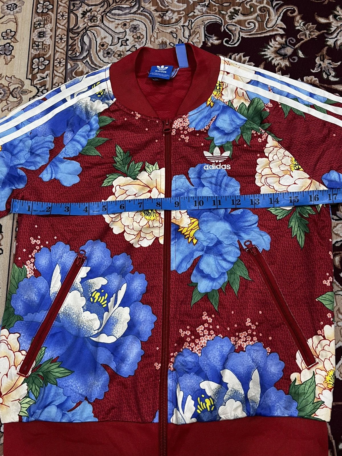 Adidas 🔥 Rare Adidas Chita Floral Jacket Size M / US 6-8 / IT 42-44 - 19 Thumbnail