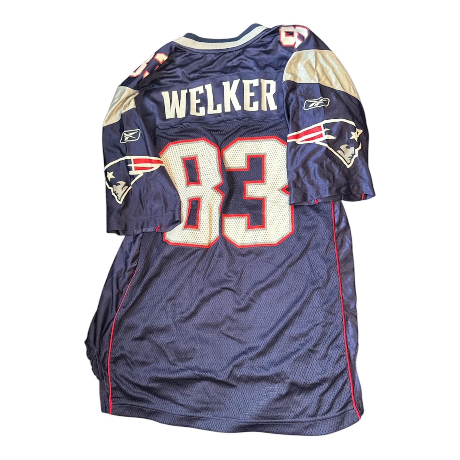Reebok Reebok NFL New England Patriots Wes Welker #83 Jersey Medium Size ONE SIZE - 3 Thumbnail