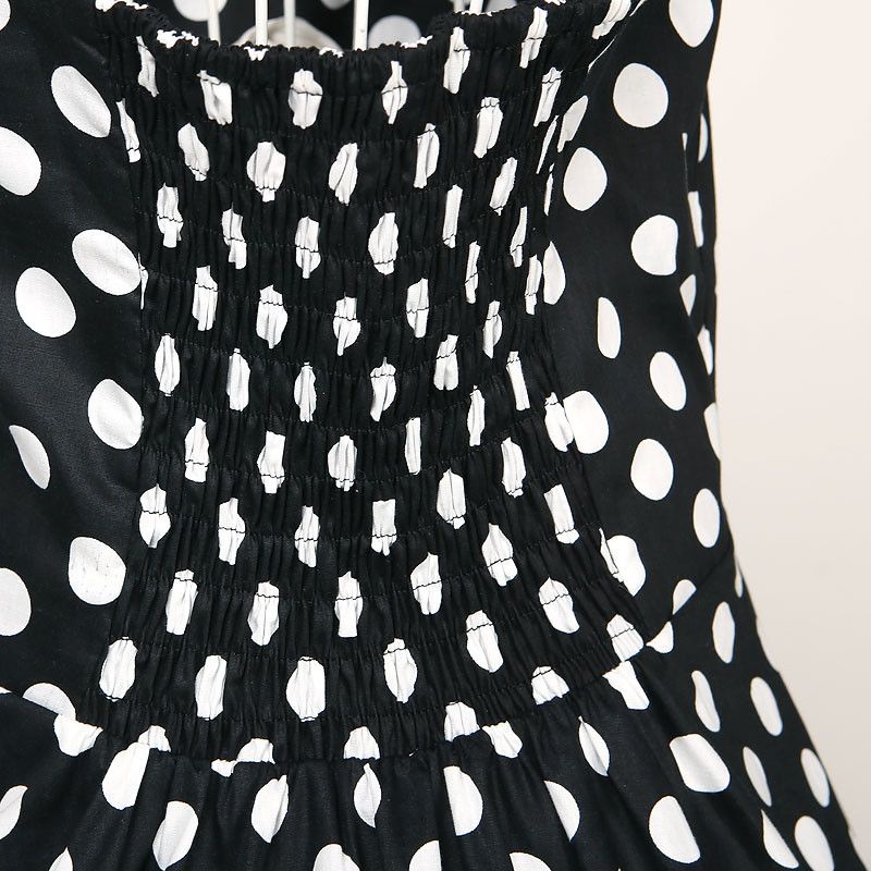 Other Polka Dots Vintage Style Plus Size Backless Women Dress Size L / US 10 / IT 46 - 5 Thumbnail