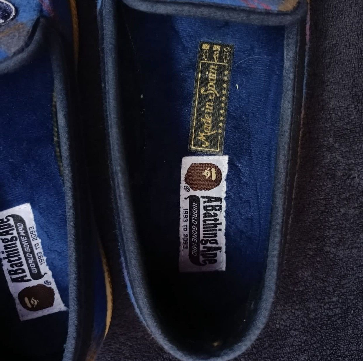 Bape BAPE Tartan Check Nel Slip on Size US 7 / EU 40 - 4 Thumbnail
