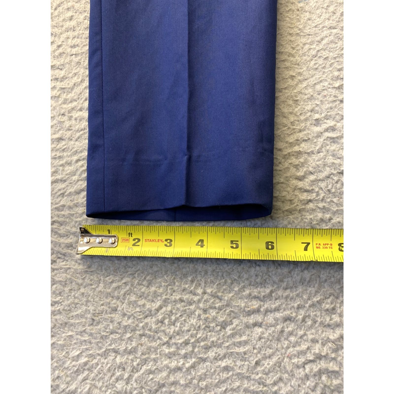 Zara VINTAGE Zara Men's Pants 29x29 Straight Fit Blue Cotton Formal Casual Dress Trousers Size US 29 - 5 Thumbnail