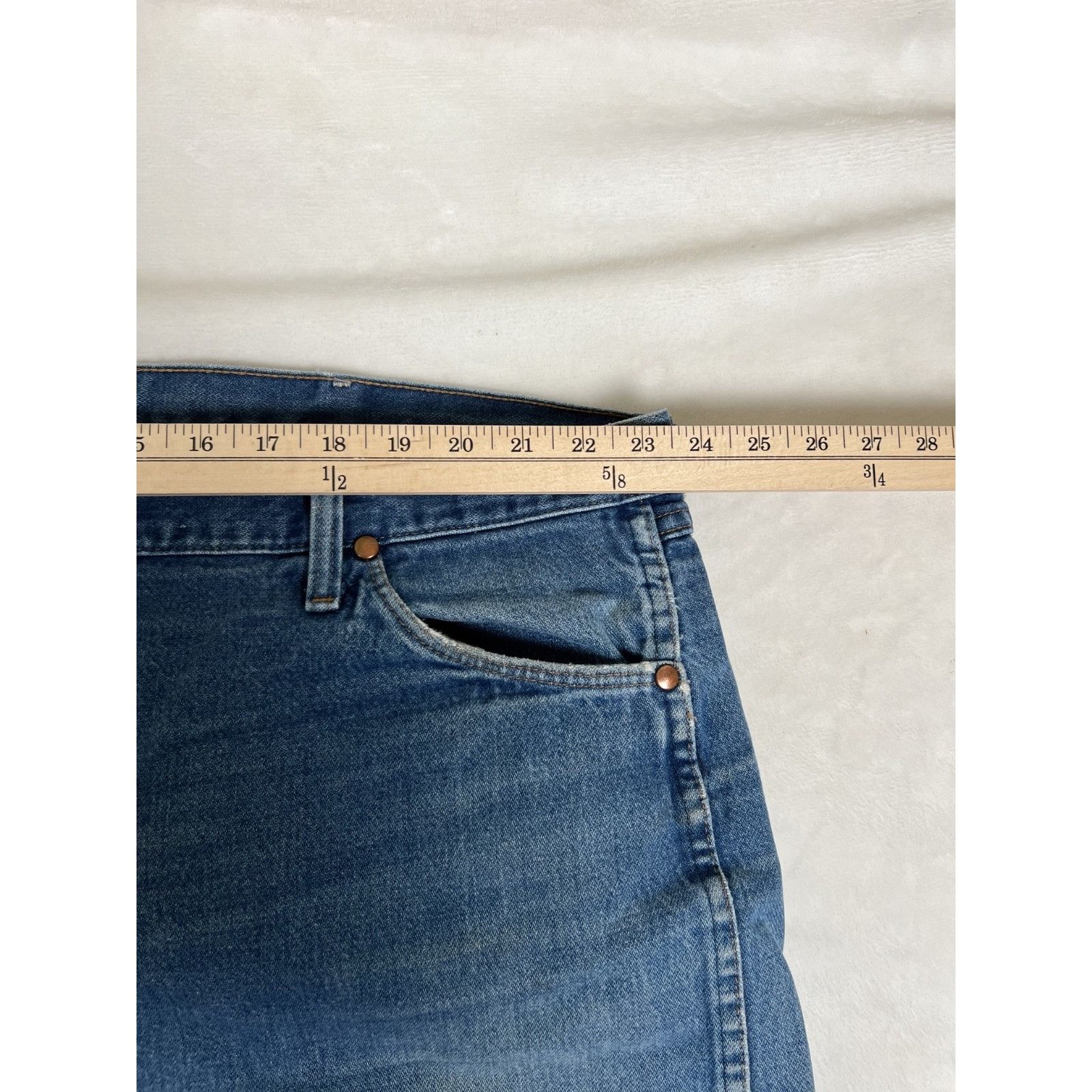 Wrangler Vintage Wrangler MWZ Regular Fit Cowboy Blue Denim Jeans Men Size US 44 / EU 60 - 5 Thumbnail