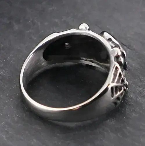 Japanese Brand Gothic Steel Skull Rings Size ONE SIZE - 3 Thumbnail