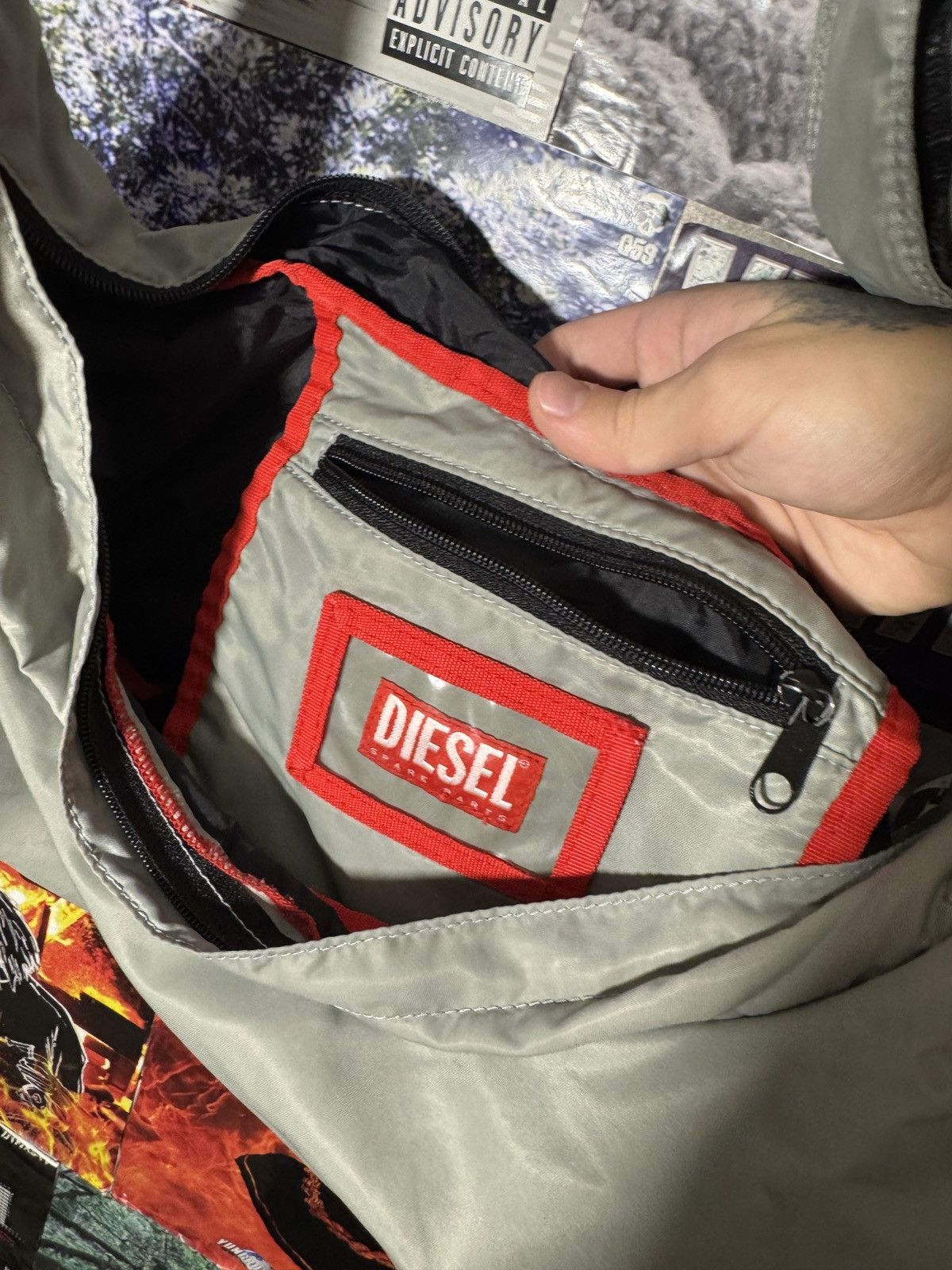 Diesel Diesel Nylon Sling Bag Size ONE SIZE - 5 Thumbnail