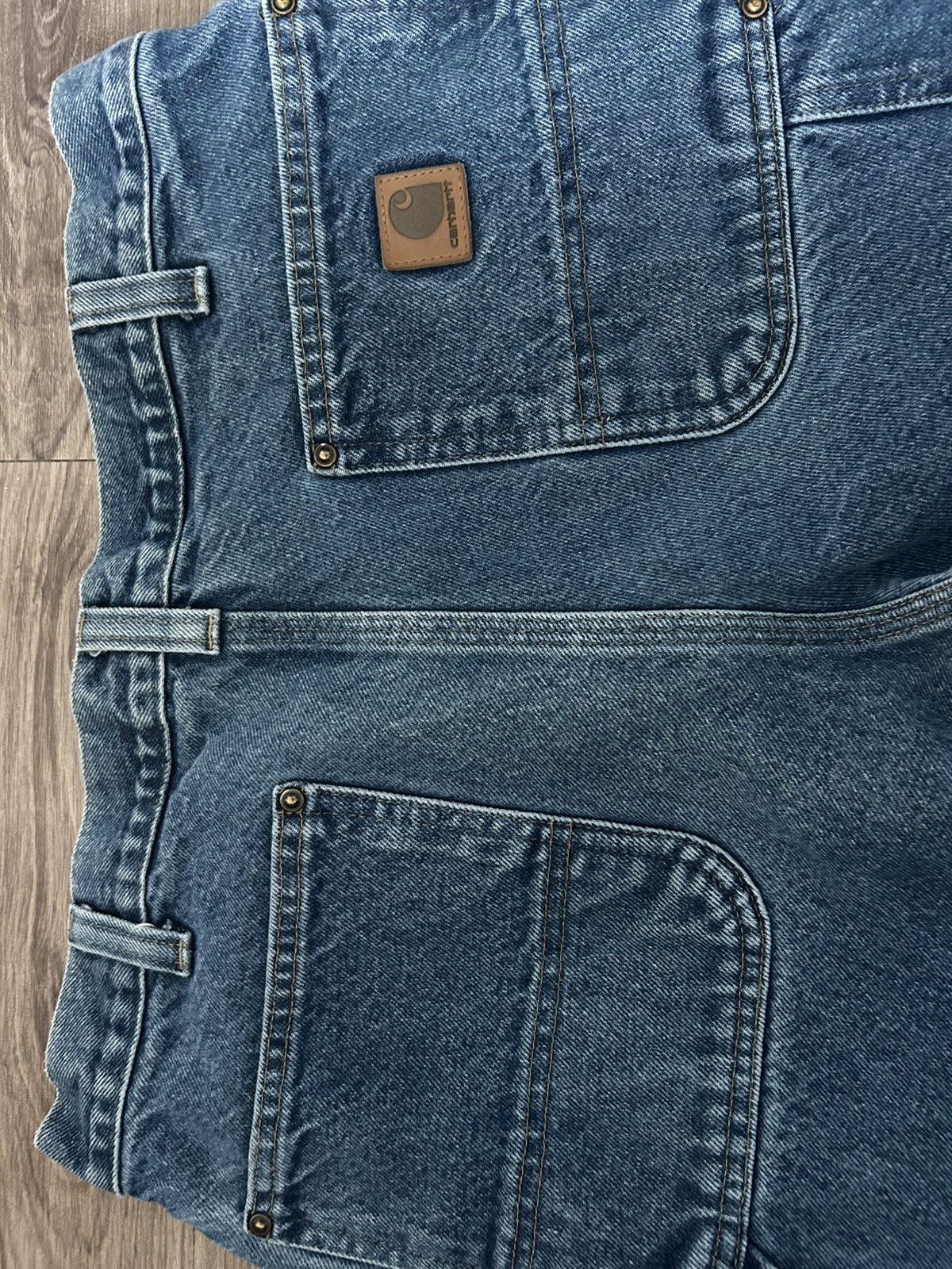 Carhartt Carhartt Denim Double Knee Carpenter Pants Size US 33 - 3 Thumbnail