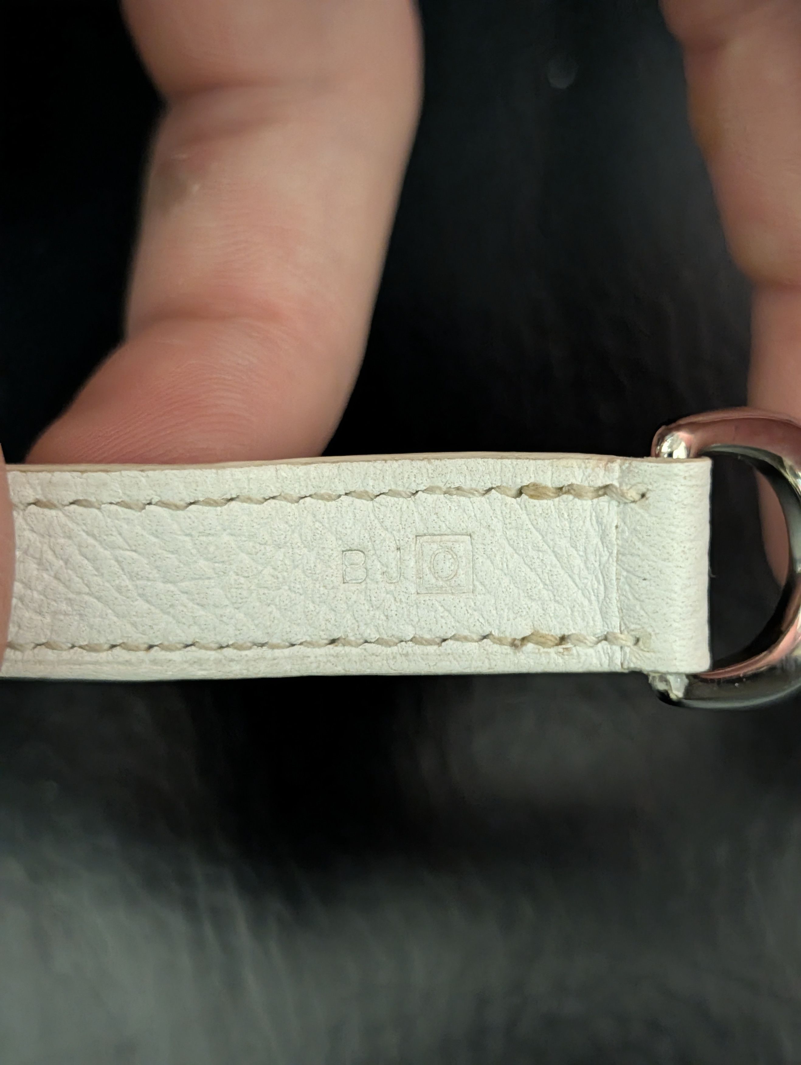 Hermes White Calfskin Double Wrap Tour Bracelet Silver 2011 S Size ONE SIZE - 12 Thumbnail