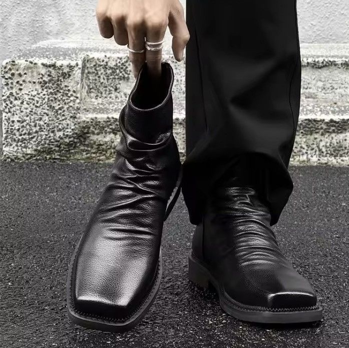 Japanese Brand Crop Ankle Leather Shoe Size US 9 / EU 42 - 7 Thumbnail