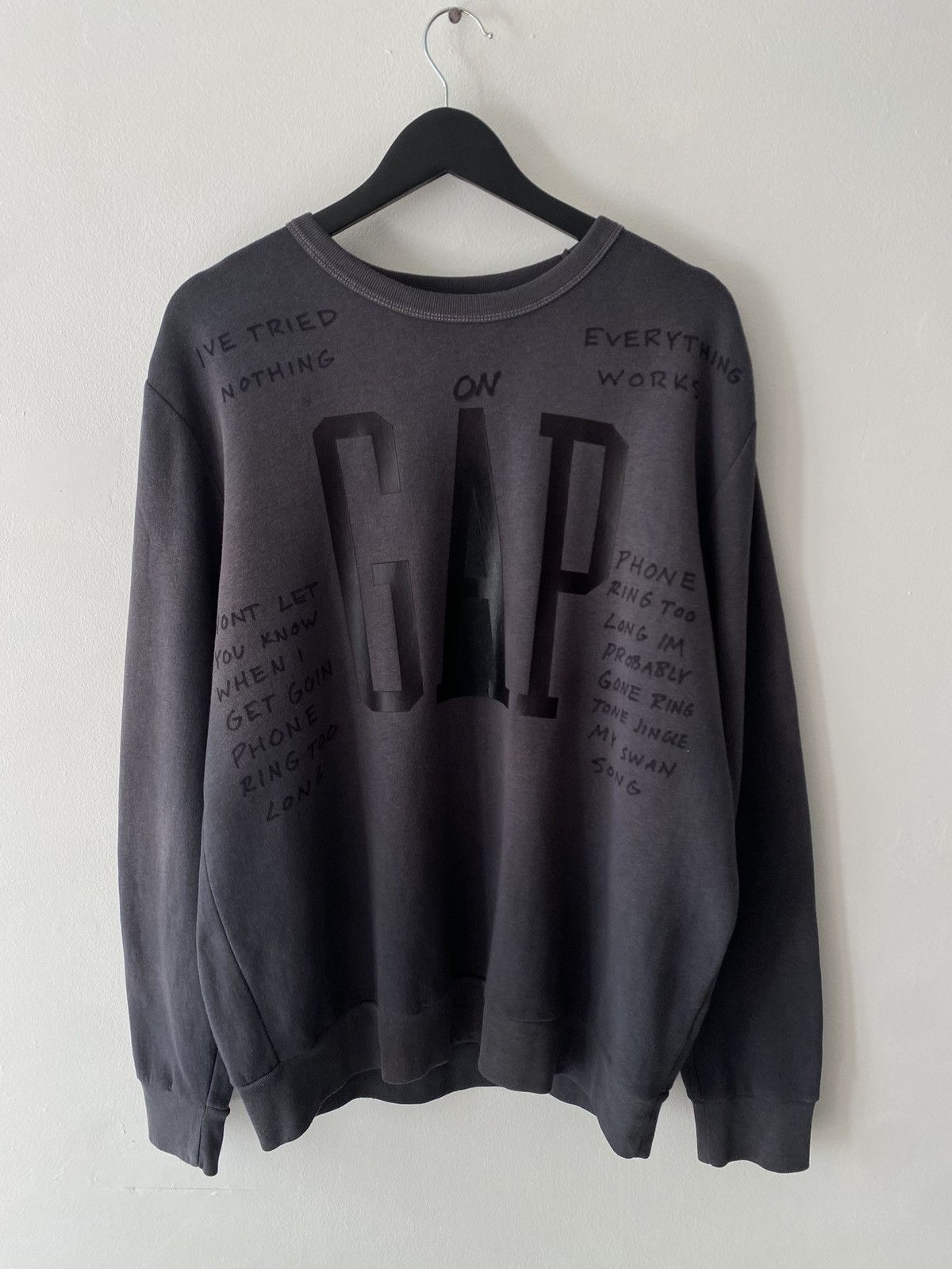 Band Tees Hijacked “Gap” Death Grips DIY Crewneck Size US L / EU 52-54 / 3 - 2 Thumbnail
