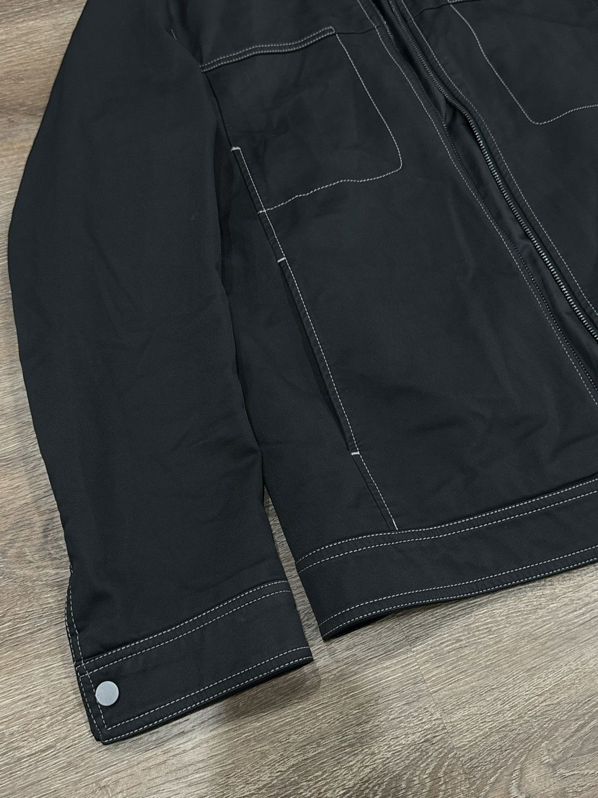 Japanese Brand Japanese Brand Technical Glossy Contrast Stitch Zip Blouson Size US M / EU 48-50 / 2 - 5 Thumbnail