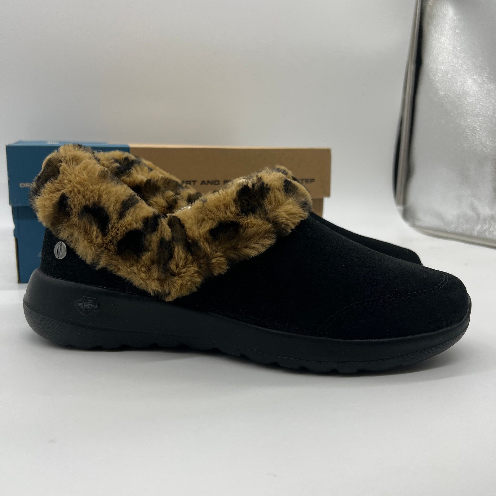 SKECHERS Skechers Slip on Womens Size 7 Black On The Go Joy Suede Size US 7 / IT 37 - 5 Thumbnail