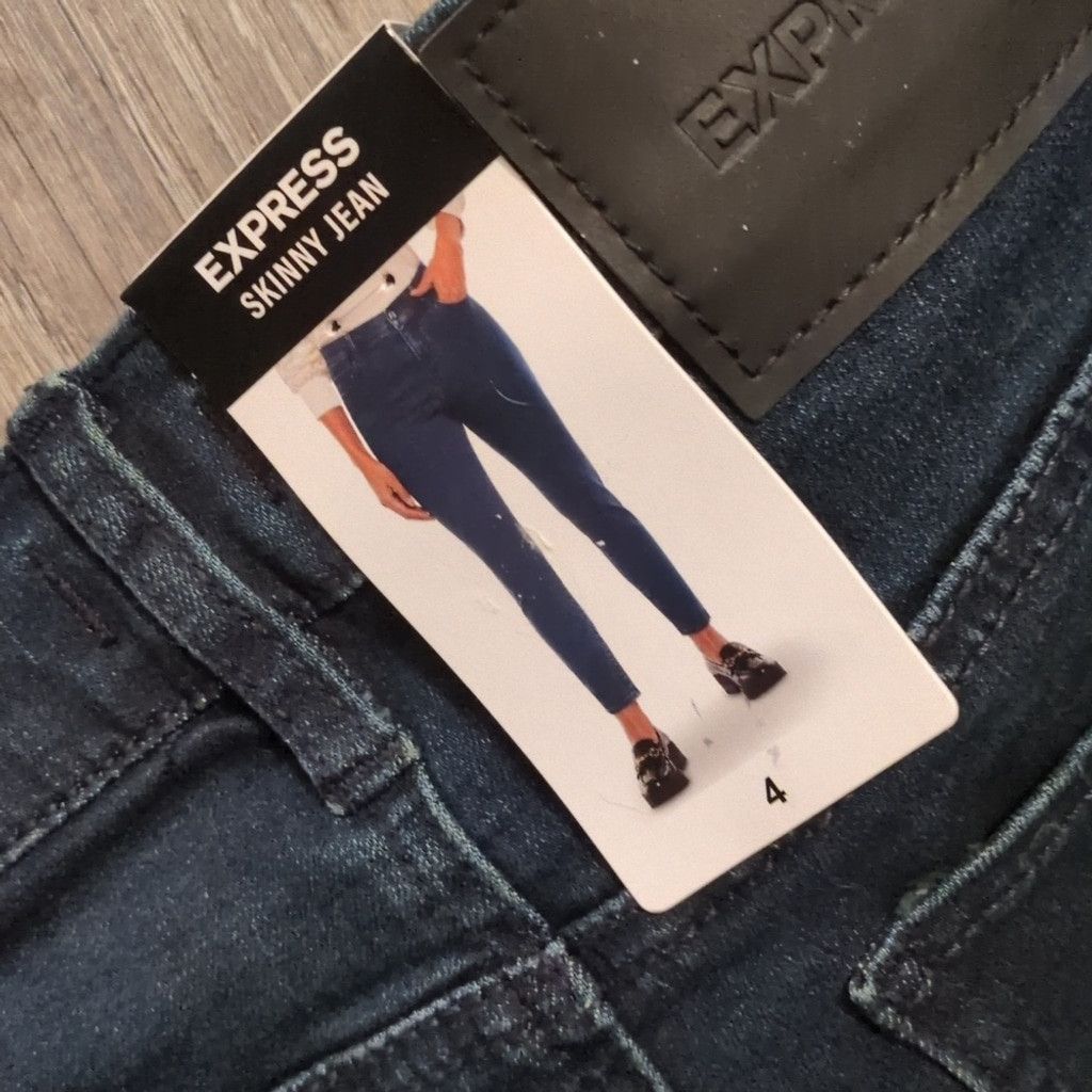 Express Express Skinny Jeans Size 4 Size 27" / US 4 / IT 40 - 4 Thumbnail