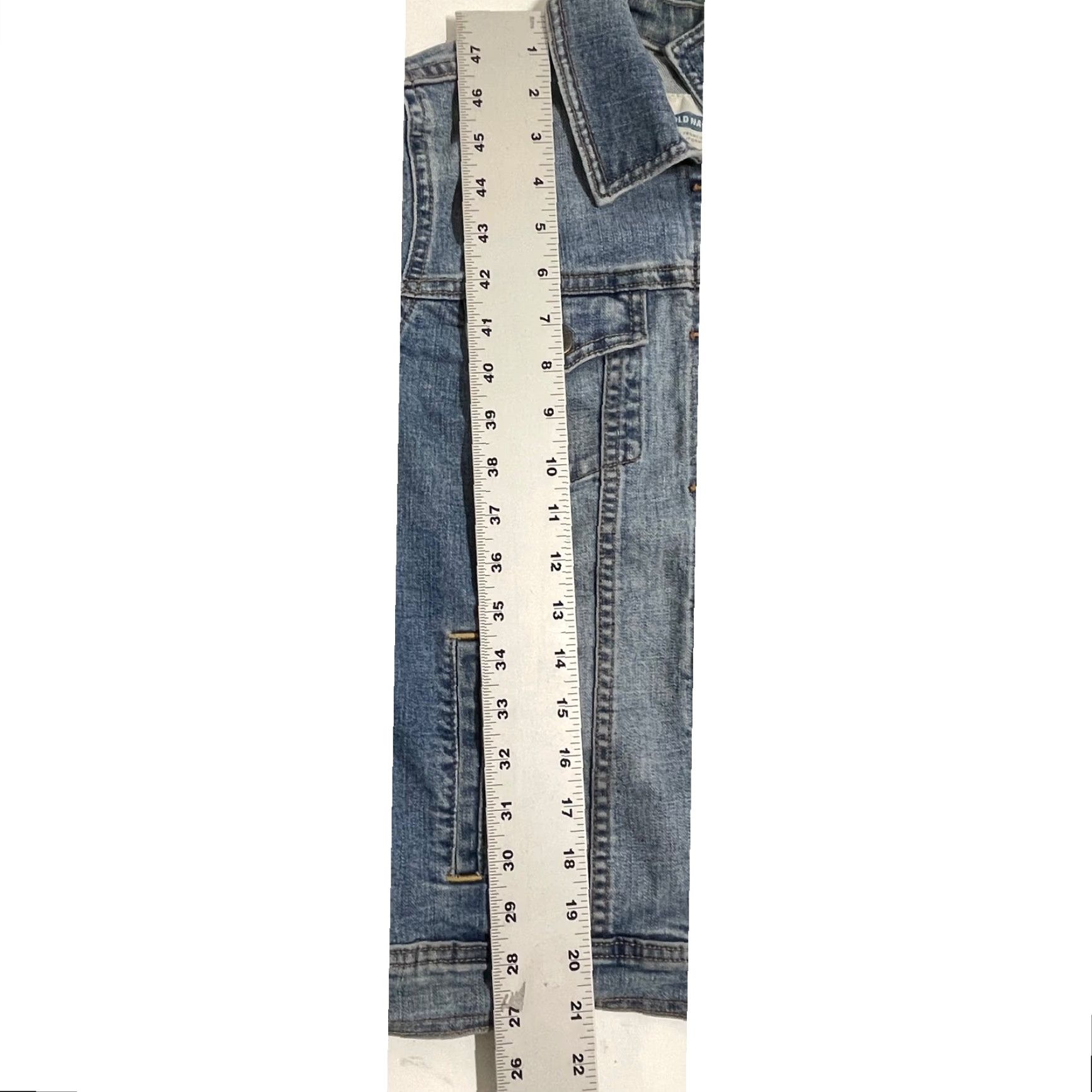 Old Navy Old Navy Trucker Jacket Women M Blue Denim Front Cotton Blend Y2K Retro Size M / US 6-8 / IT 42-44 - 5 Thumbnail