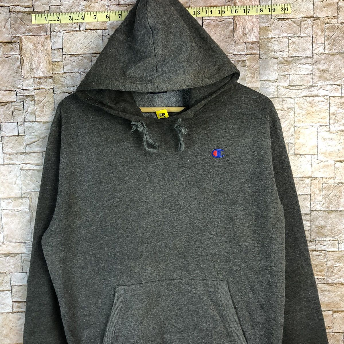 Champion Champion vintage plain Grey Hoodie #A706 Size US M / EU 48-50 / 2 - 5 Thumbnail