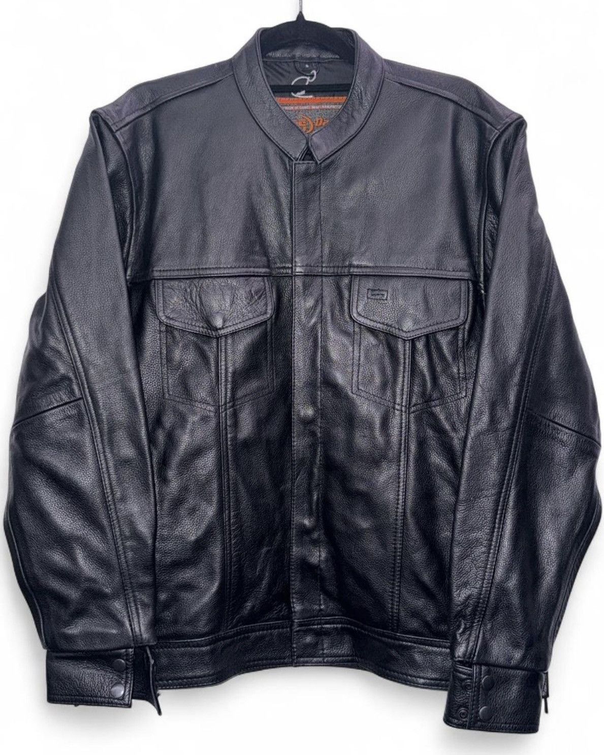 Vintage Black Leather Motorcycle Jacket Size US S / EU 44-46 / 1 - 1 Thumbnail