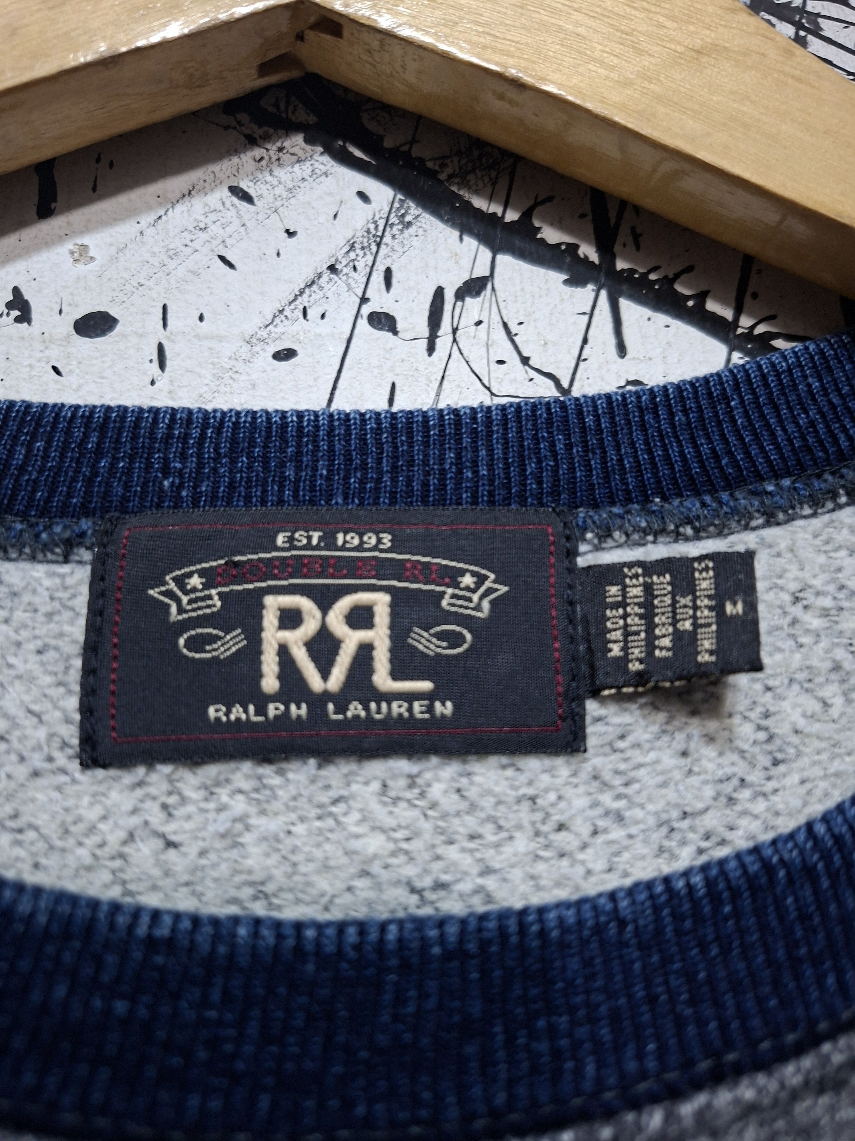 RRL Ralph Lauren VINTAGE RRL RALPH LAUREN US-ARMY SWEATSHIRT Size US M / EU 48-50 / 2 - 4 Thumbnail