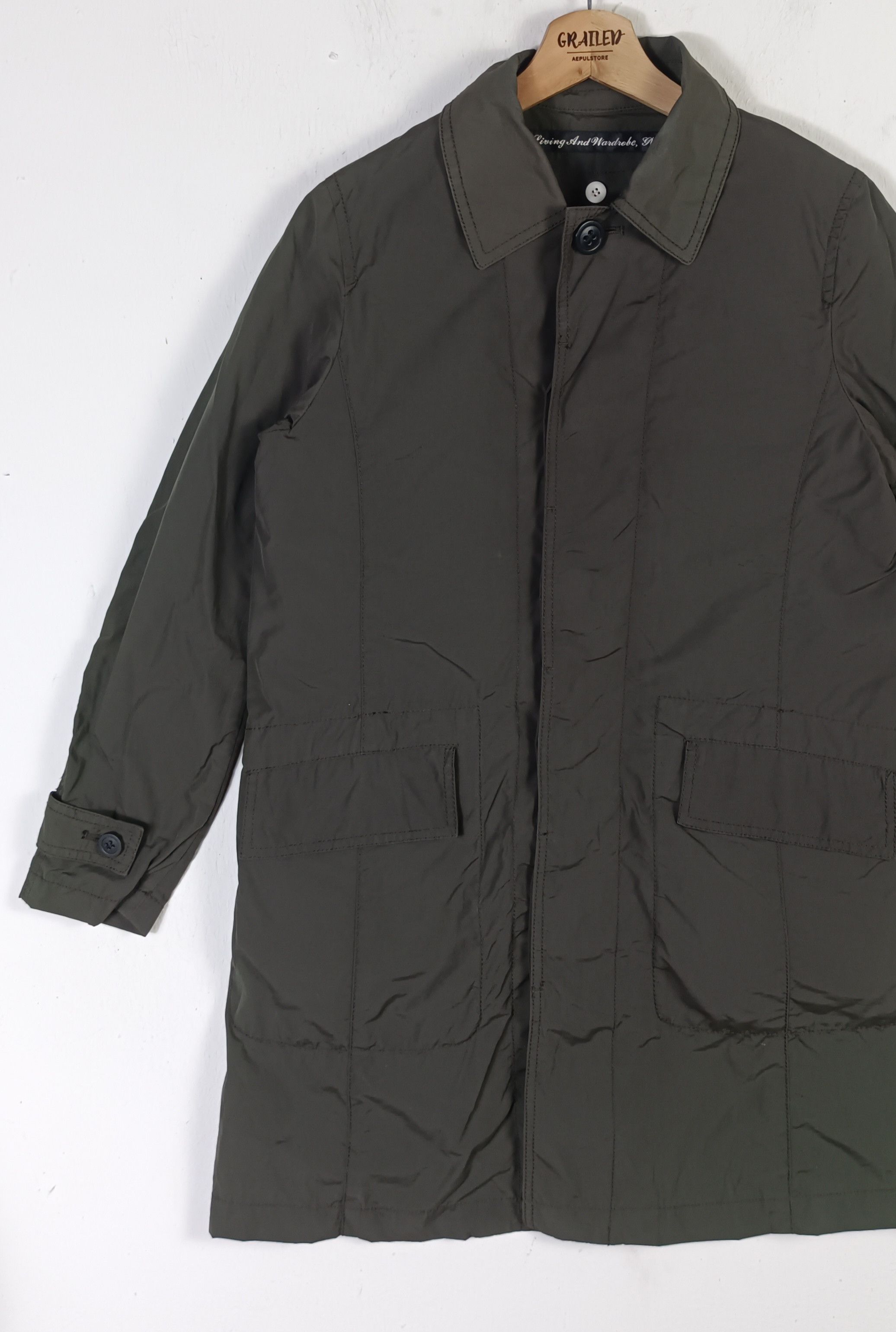 WARDROBE.NYC Living and Wardrobe Trench Coat Nylon Men Jacket Size US M / EU 48-50 / 2 - 4 Thumbnail