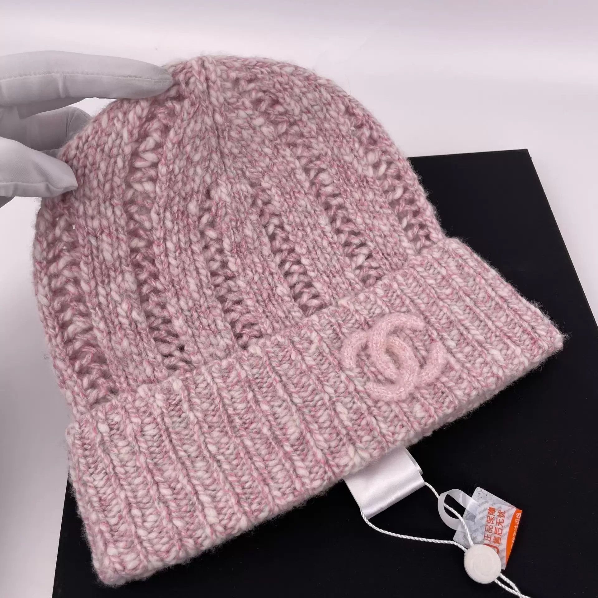 Chanel CHANEL 26C Pink Wool Beanie 55-60cm Size ONE SIZE - 2 Thumbnail