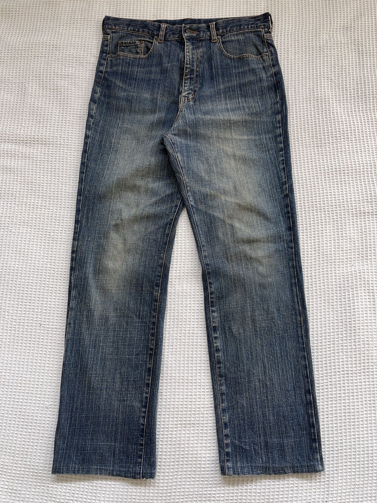image of Vintage Japanese Zeno Jeans in Blue, Men's (Size 34)