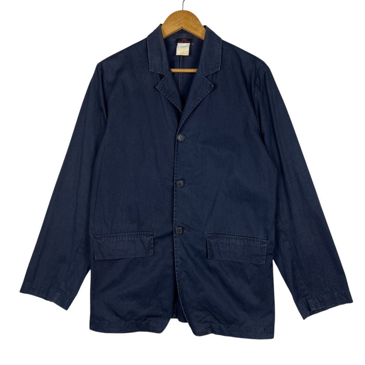 Vetra Vintage Vetra Navy Blue Blazer Jacket Made In France Size US M / EU 48-50 / 2 - 2 Thumbnail