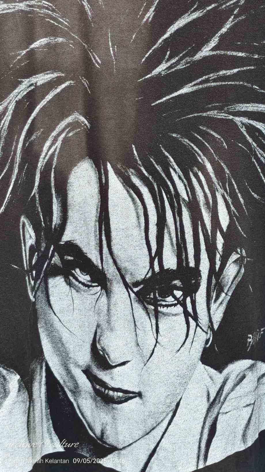 The Cure Vintage Bradford Gallery Robert Smith Tee Rare 90s Art Goth Size US XL / EU 56 / 4 - 11 Thumbnail