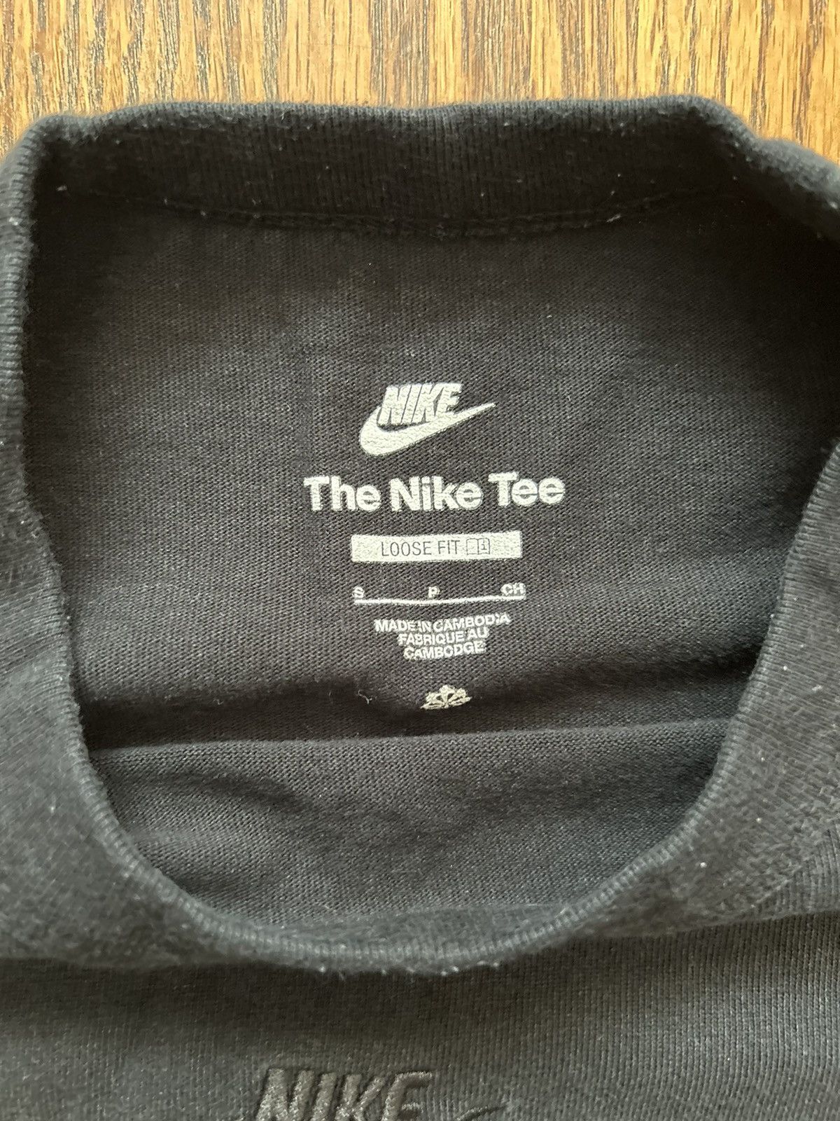 Nike Black Nike center logo tee Size US S / EU 44-46 / 1 - 3 Thumbnail