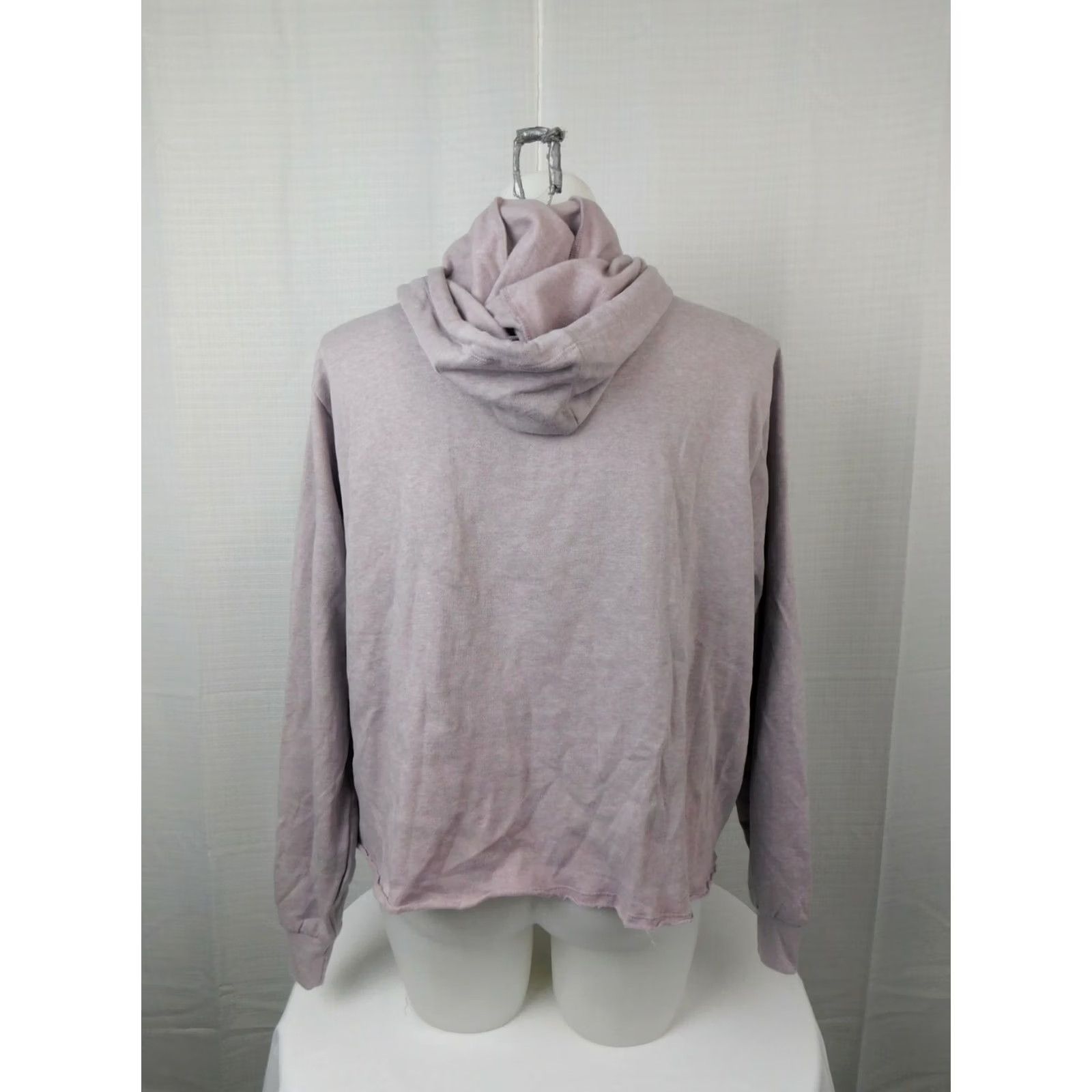 Soffe Soffe Hoodie Women's 2X Plus Size Crop Crew Neck Knit Cotton Blend Purple Chalk Vintage Theme Athleisure Modern Hoodie Size XXL / US 16-18 / IT 52-54 - 5 Thumbnail
