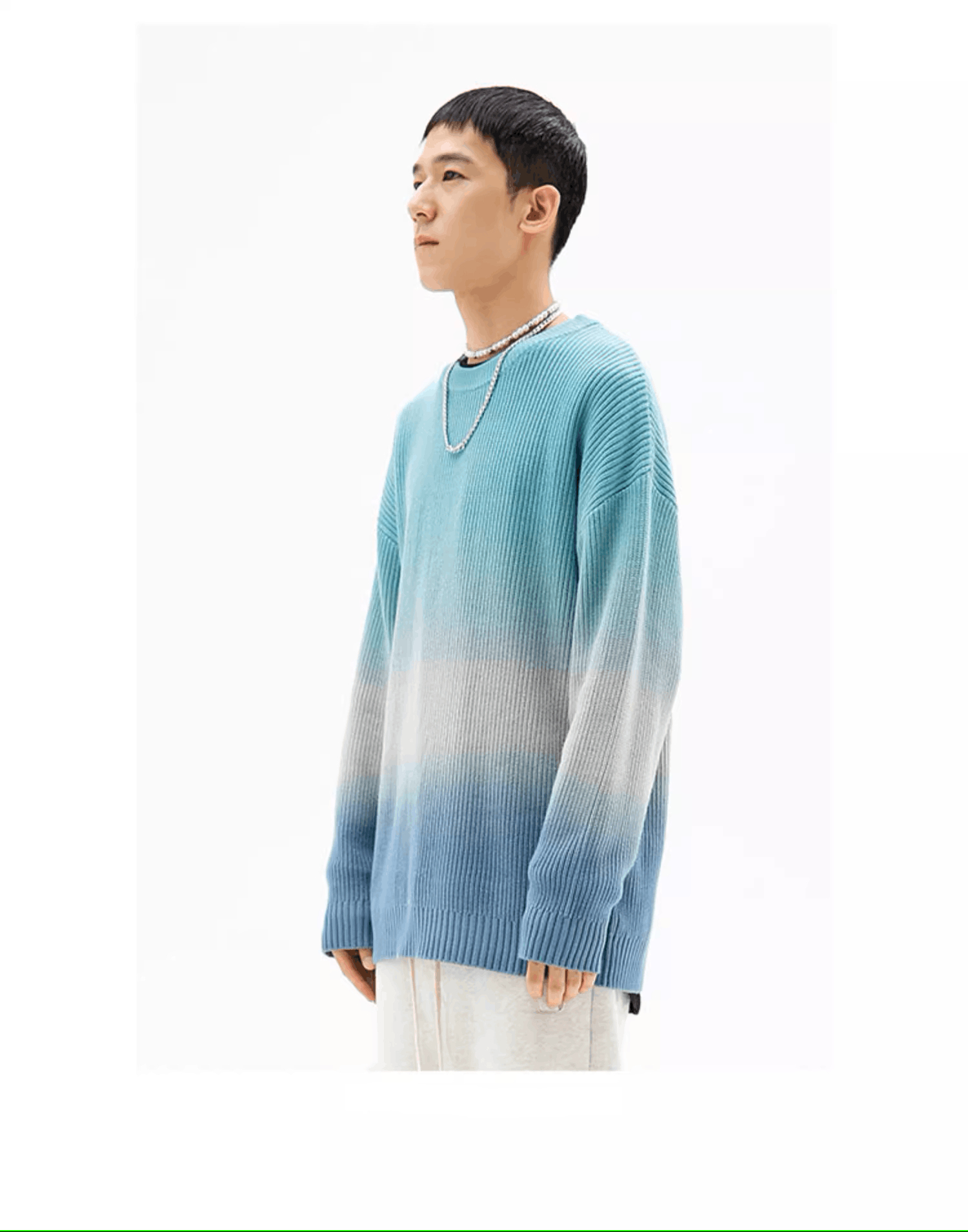 Other Colorflow Fade-effect Knitted Sweater Size US M / EU 48-50 / 2 - 4 Thumbnail