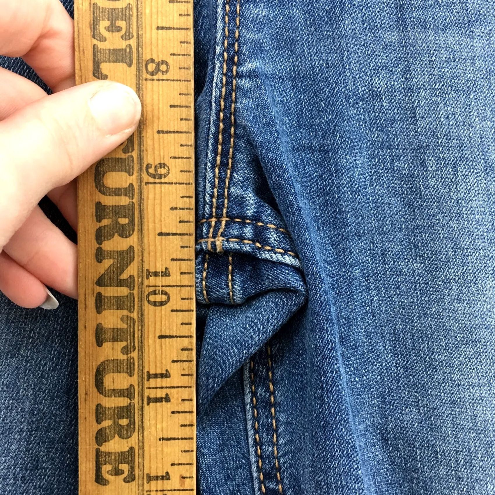 Old Navy Old Navy Jeans Womens 2 (Actual 26X29) Mid Rise Jegging Blue Pull On NEW Shirt Size 26" / US 2 / IT 38 - 6 Thumbnail