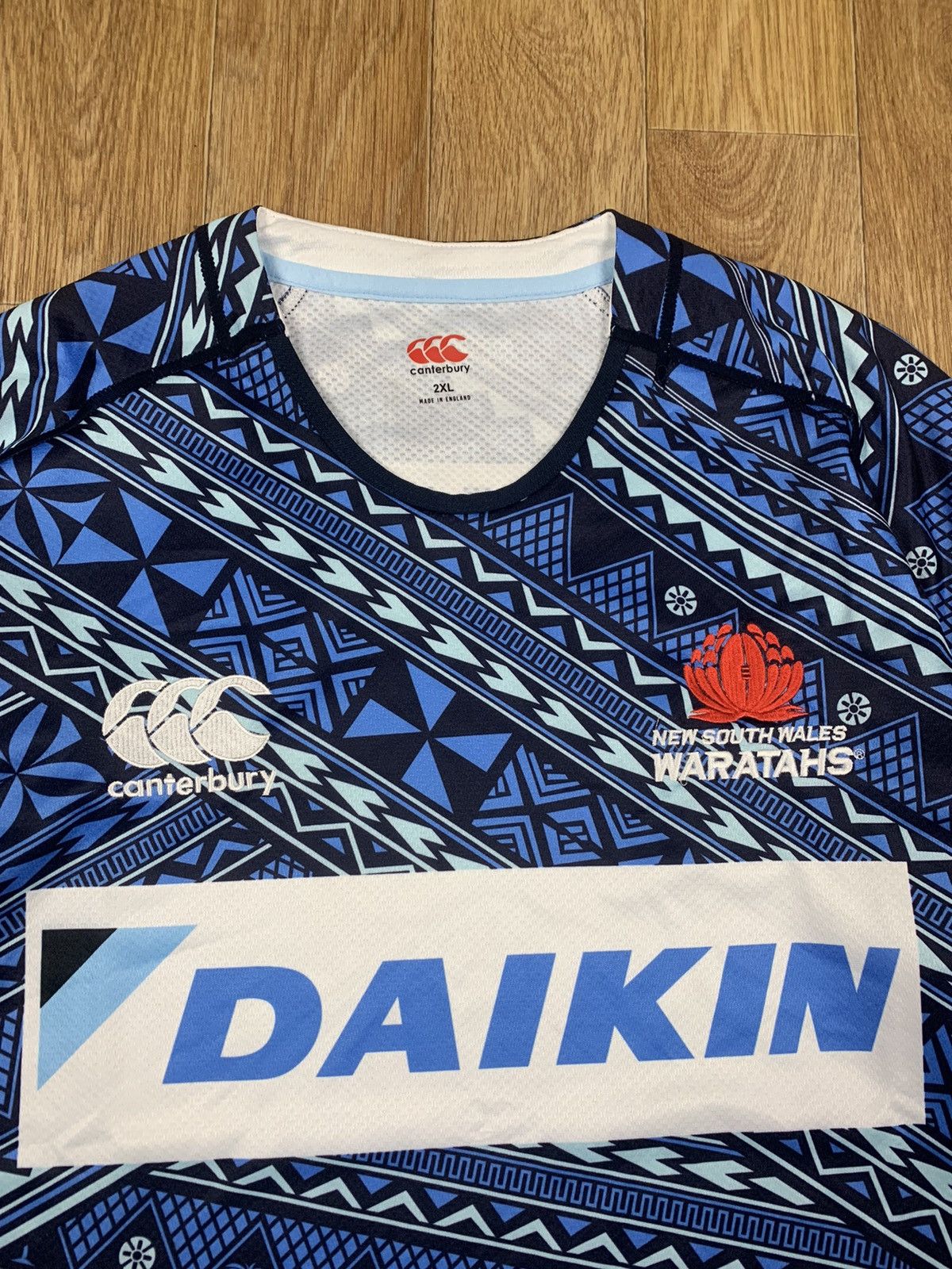 Canterbury of New Zealand Canterbury New South Wales Waratahs 2017 Union Rugby Jersey Size US XXL / EU 58 / 5 - 2 Thumbnail