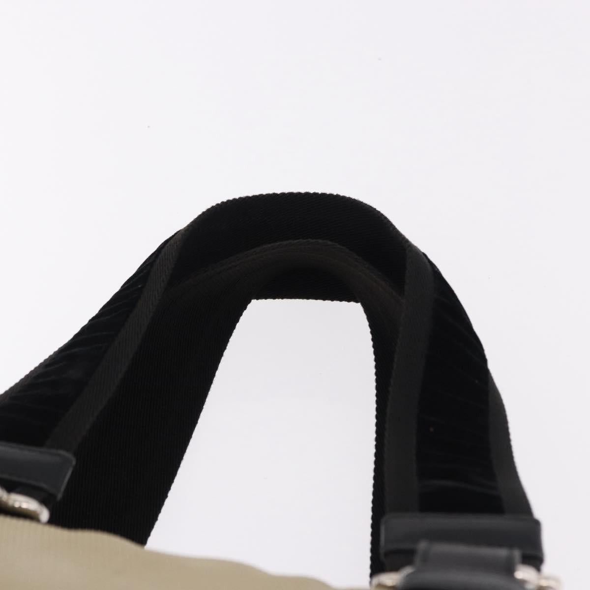 Saint Laurent Paris SAINT LAURENT Hand Bag Canvas Beige Silver Auth bs36099A - Size ONE SIZE - 8 Thumbnail