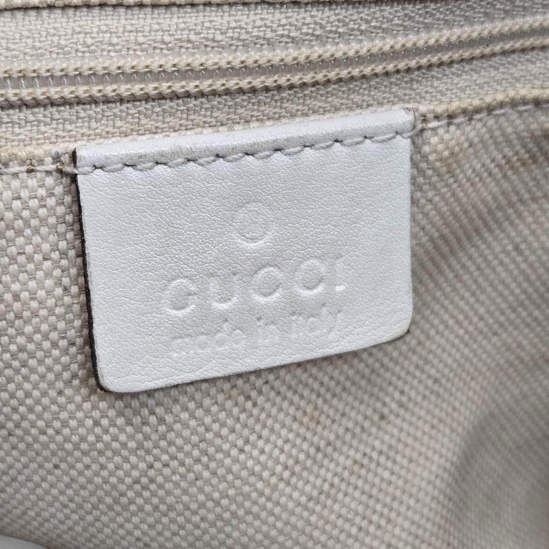 Gucci Gucci - Sukey White Leather Tweed Luxury Shoulder Bag Size ONE SIZE - 10 Thumbnail