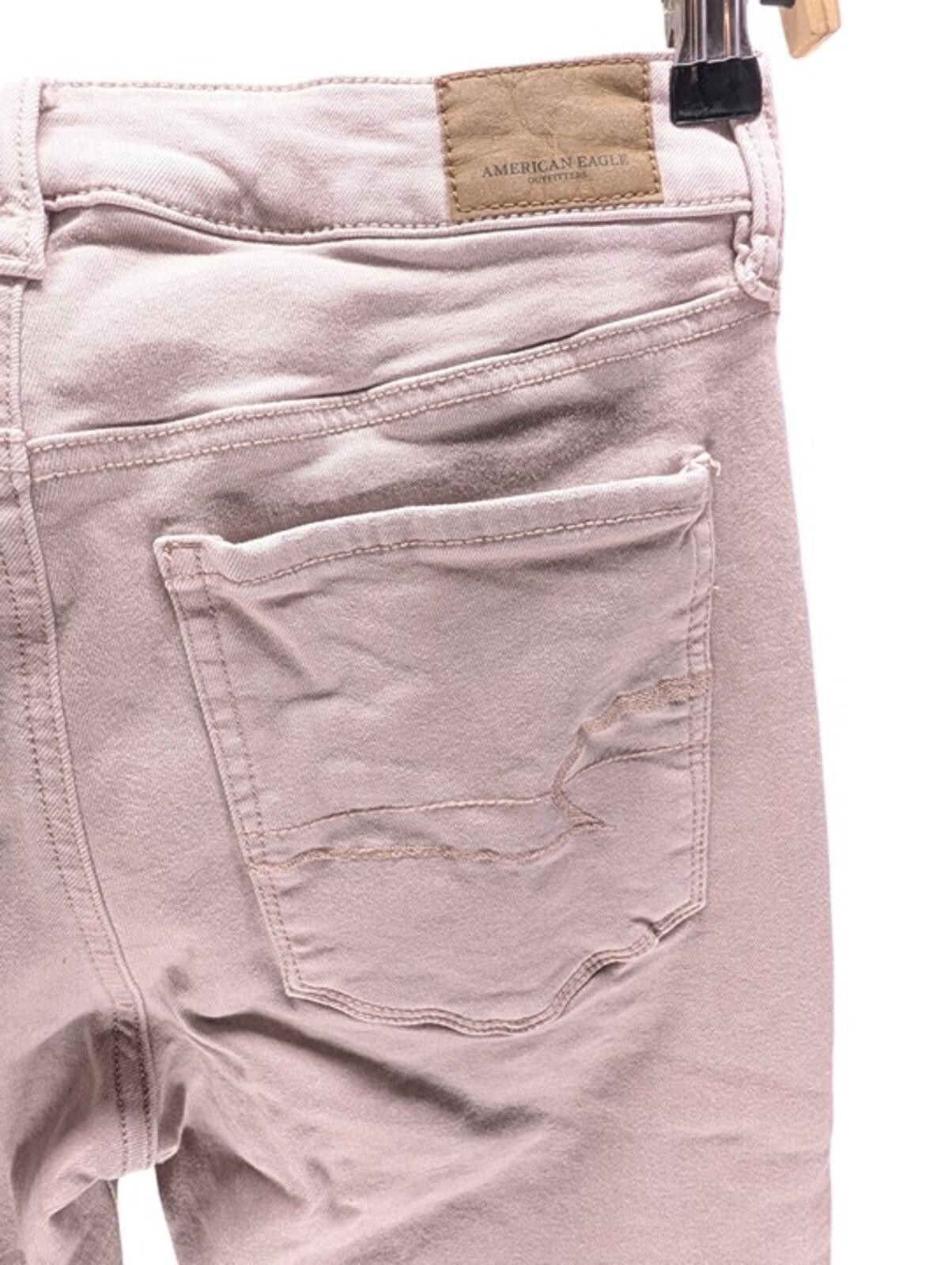 American Eagle Outfitters American Eagle Super Stretch X Skinny Jeans 6 Mauve/Blush Size 26" / US 2 / IT 38 - 2 Thumbnail