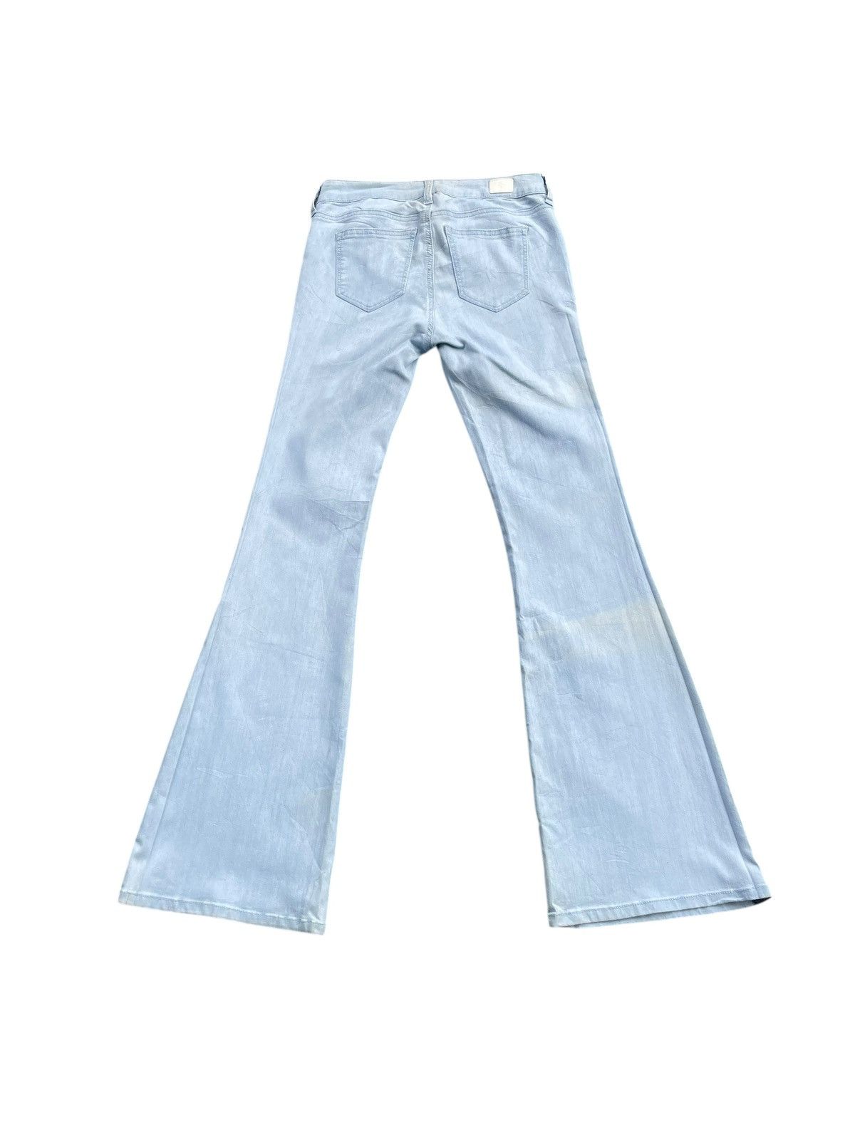 Japanese Brand Flare Celebrity Pink Strech Denim Size 30" / US 8 / IT 44 - 6 Thumbnail