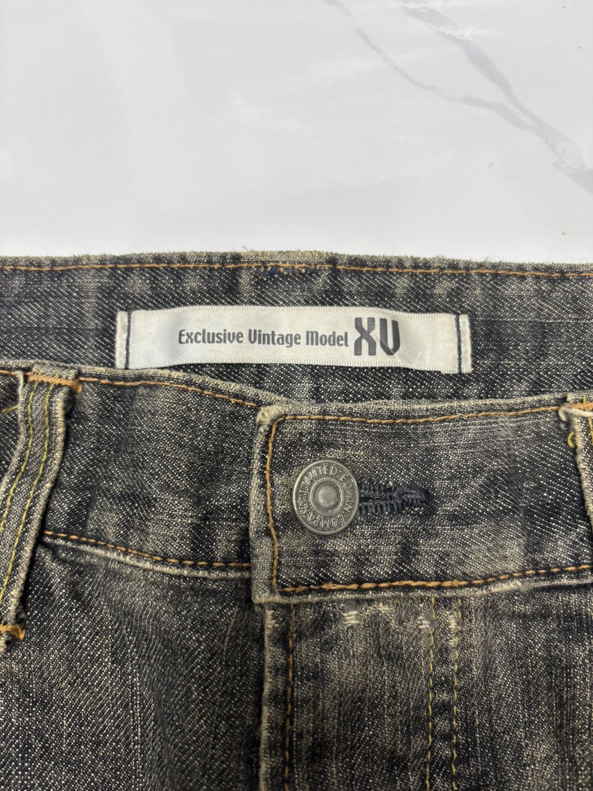 Edwin BAGGY EDWIN XU EXCLUSIVE VINTAGE MODEL RUSTY MUD WASH JEANS Size US 34 / EU 50 - 11 Thumbnail