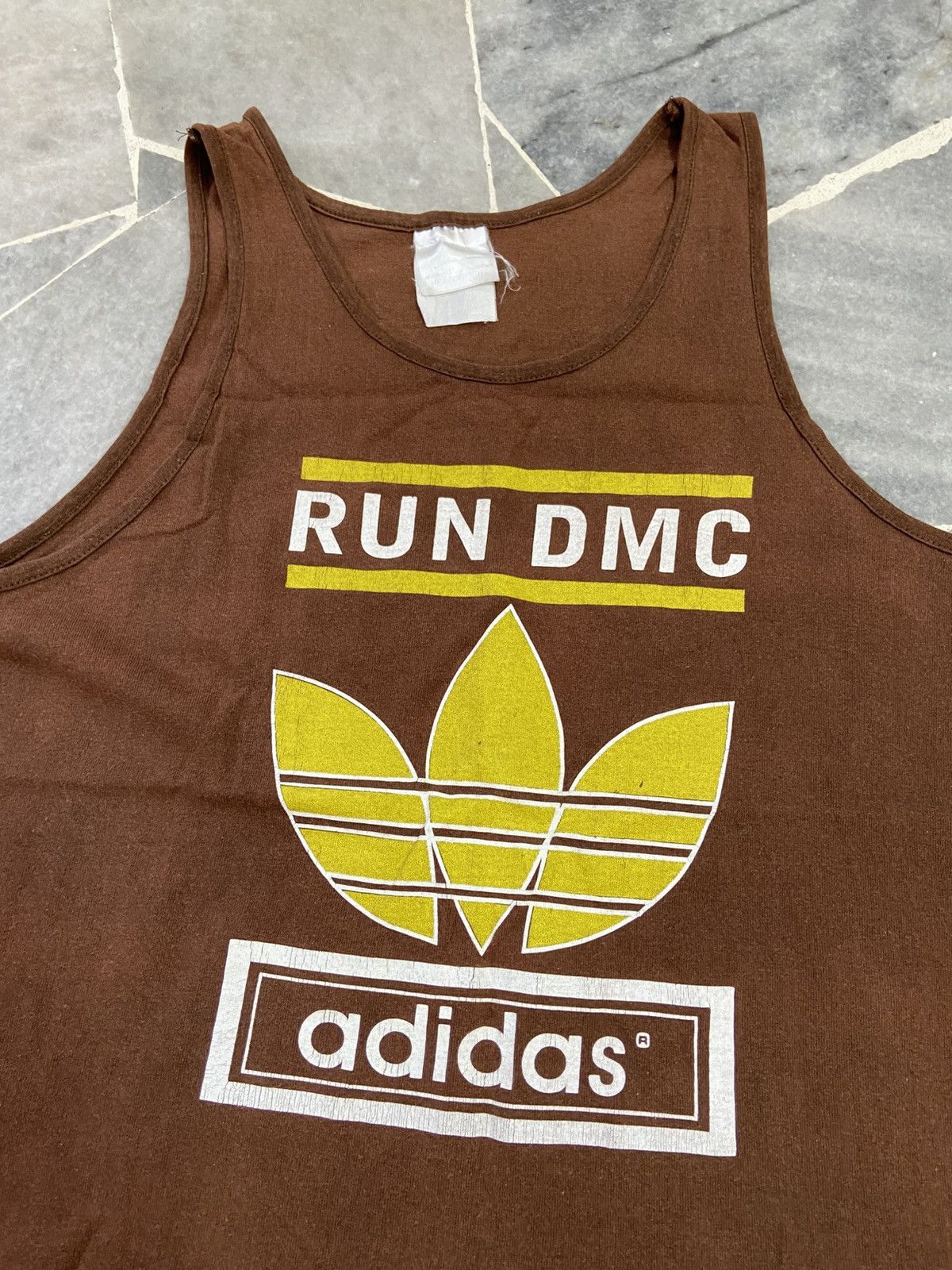 Adidas × Band Tees Vintage Adidas Run Dmc Sleeveless shirt Size US S / EU 44-46 / 1 - 2 Thumbnail
