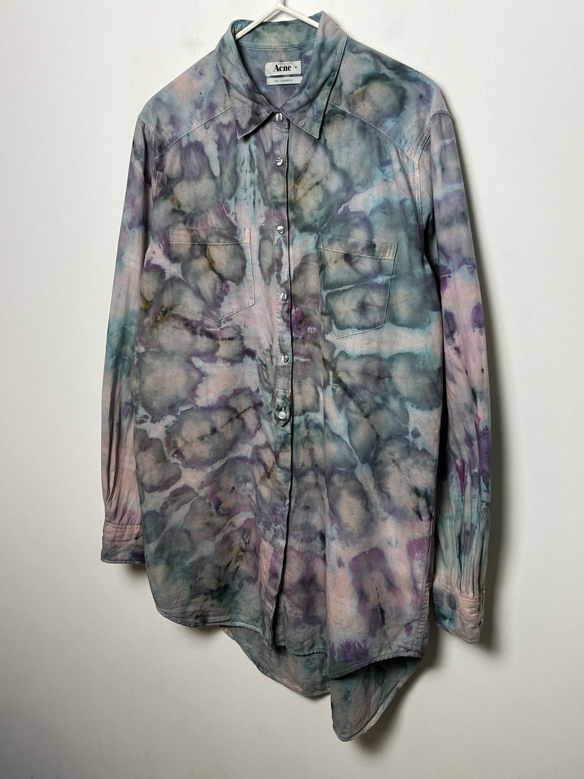 Acne Studios acne vintage travis plaid flannel shirt tie dye y2k Size US S / EU 44-46 / 1 - 2 Thumbnail