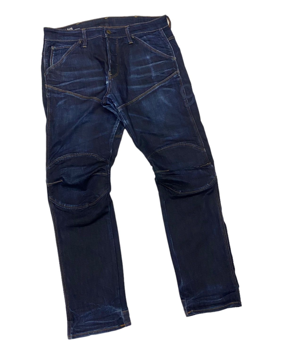 Hysteric Glamour G-STAR RAW 3D STRAIGHT MULTI POCKET DISTRESSED DENIM JEANS Size US 34 / EU 50 - 3 Thumbnail