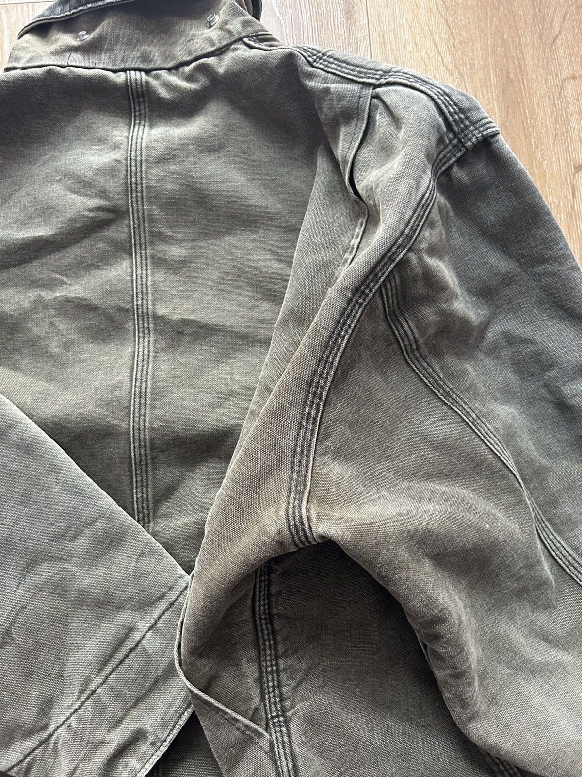 Carhartt Vintage Carhartt Jacket Men 46 C01 BLK Canvas Chore Blanket Size US XXL / EU 58 / 5 - 23 Thumbnail