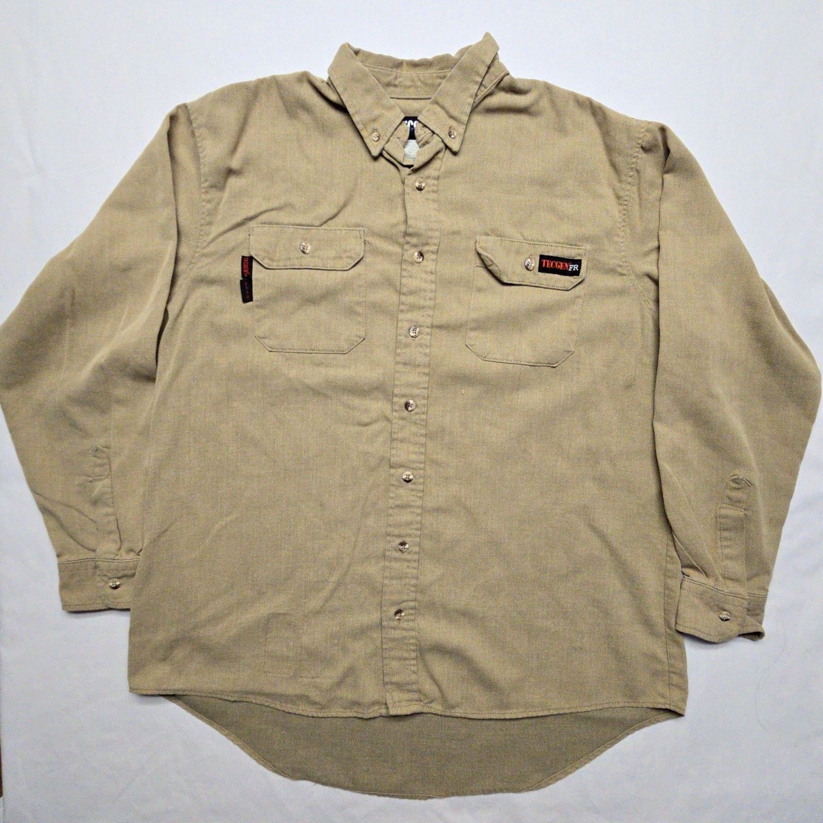 Other Tru-Spec Mens Shirt Khaki Long Sleeve Beige FR Workwear XL Size US XL / EU 56 / 4 - 1 Thumbnail