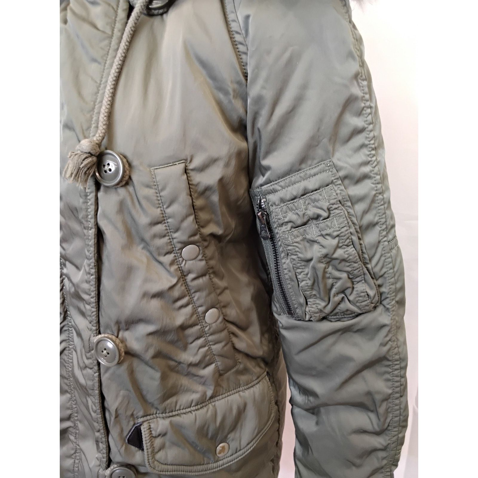 Ralph Lauren Ralph Lauren Denim & Supply Parka Women's S Green Faux Ruff Size S / US 4 / IT 40 - 4 Thumbnail