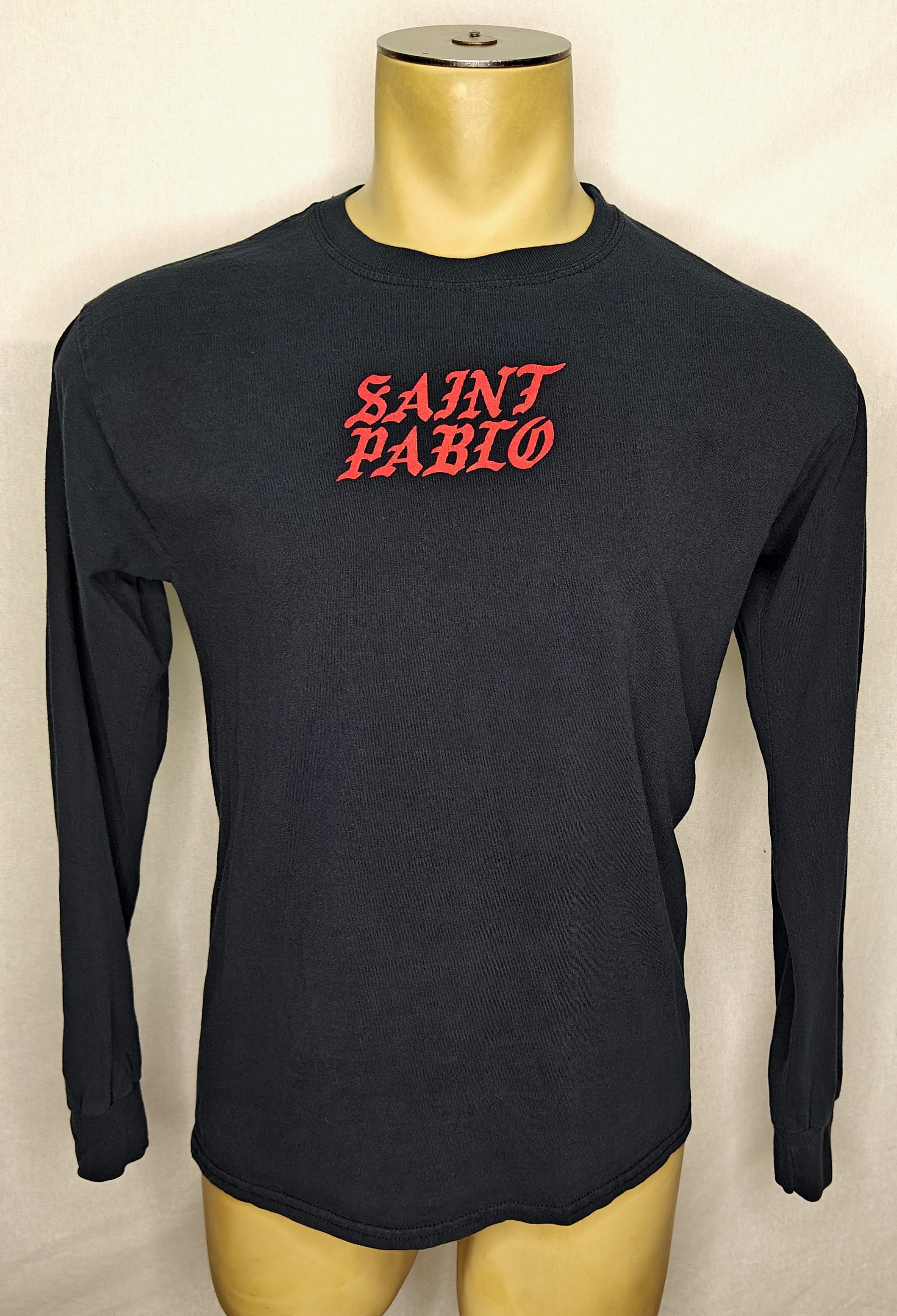 Kanye West Kanye West Saint Pablo Kim Kardashian l/s rap t-shirt Size US M / EU 48-50 / 2 - 2 Thumbnail